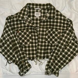 BDG l Button Down Cropped Shacket